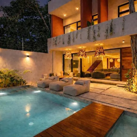 5-bedroom Private House With Pool In Tulum