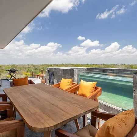 Luxury Penthouse With Private Rooftop Pool Apartment Tulum