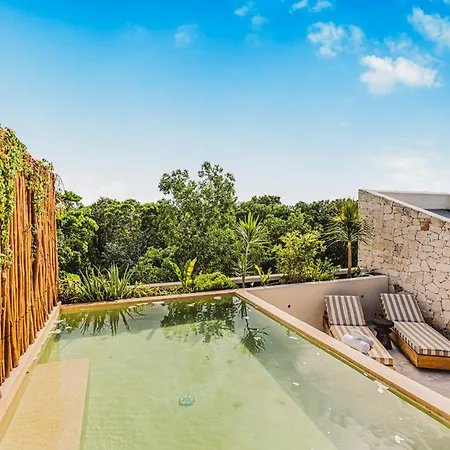 Jungle Penthouse W Sunset Rooftop Private Pool * Tulum