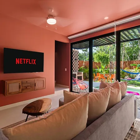 Casa Lush 3 Bedroom In Private Pool Rooftop Bbq Near * Tulum