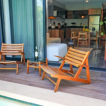Apartamento Paramar Noir Swim-up Aldea Zama Tulum