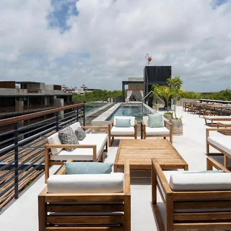Ideal Location With Cenote Pools Gym Restaurant Tulum