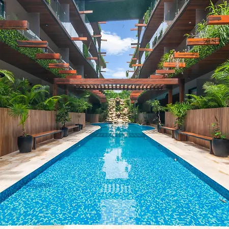 Vibra Bonito - Boho Chic With Rooftop & Infinite Pool Apartment Tulum