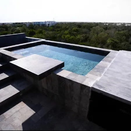 Luxury 4 Bedroom In Aldea Zama Near And Downtown With Private Pool Jacuzzi And Sauna Villa