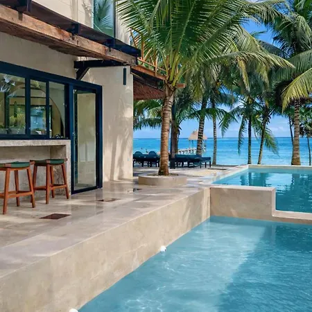 Holiday home Beachfront With Private Heated Pool Jacuzzi Sauna Ocean Views & Ac - 7th Heaven Tulum