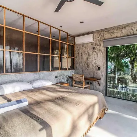 Beachfront With Private Heated Pool Jacuzzi Sauna Ocean Views & Ac - 7th Heaven Holiday home Tulum