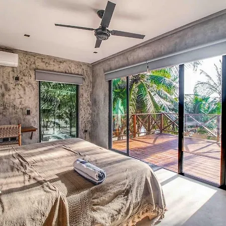 Holiday home Beachfront With Private Heated Pool Jacuzzi Sauna Ocean Views & Ac - 7th Heaven Tulum