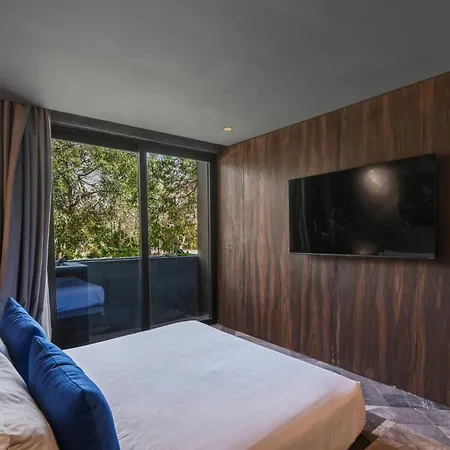 Luxury 4 Bedroom In Aldea Zama Near And Downtown With Private Pool Jacuzzi And Sauna Villa *
