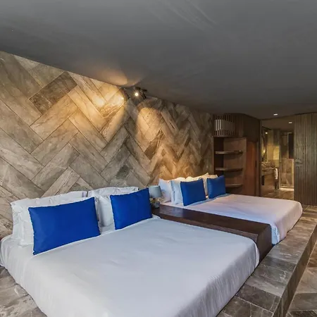 Luxury 4 Bedroom In Aldea Zama Near And Downtown With Private Pool Jacuzzi And Sauna Villa *