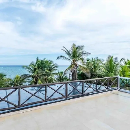 Beachfront Paradise With Private Pool Ocean View Full Kitchen & Shaded Patio - Mandala * Tulum
