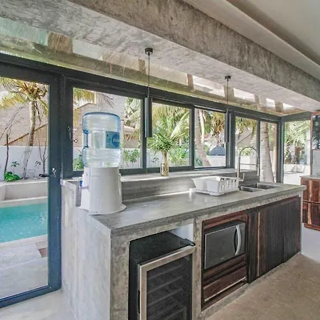 Holiday home Beachfront With Private Heated Pool Jacuzzi Sauna Ocean Views & Ac - 7th Heaven Tulum