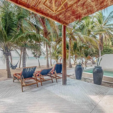 Holiday home Beachfront With Private Heated Pool Jacuzzi Sauna Ocean Views & Ac - 7th Heaven Tulum