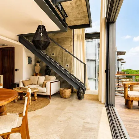 Apartment Luxe 1 Bedroom Cenote Sauna Gym And Private Terrrace With Pool *
