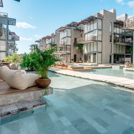 Modern 1br At Xalet Luxury With Cenote & Pool Apartment