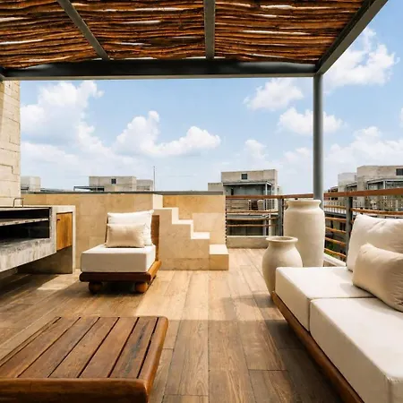 Luxe 1 Bedroom Cenote Sauna Gym And Private Terrrace With Pool Tulum