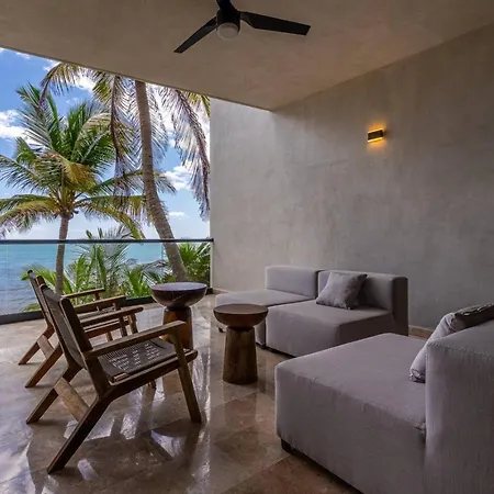 Luxury Beachfront 3br Apartment Tulum