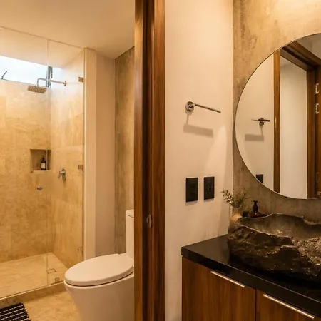 Luxe 1 Bedroom Cenote Sauna Gym And Private Terrrace With Pool Apartment