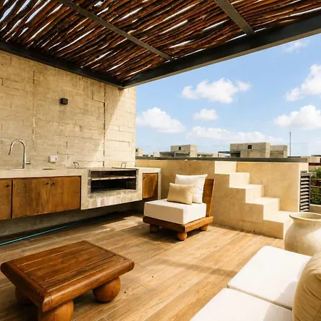 Luxe 1 Bedroom Cenote Sauna Gym And Private Terrrace With Pool *