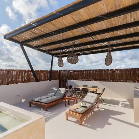 Luxury 2br Private Rooftop Pool Apartment Tulum
