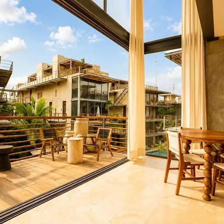 Apartment Luxe 1 Bedroom Cenote Sauna Gym And Private Terrrace With Pool