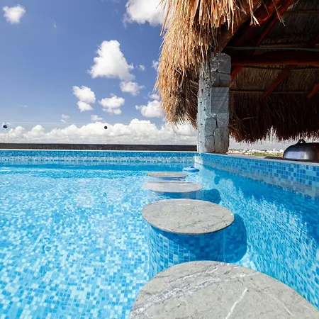 Infinity Pool Rooftop Luxury Aldea Zama Tulum