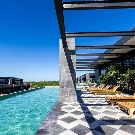Apartment Private Jacuzzi In Zone - Sea View Rooftop Pools & Tulum