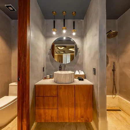 Oceanfront 4br Duplex In Maiim Tankah With Pool , & Gym Tulum