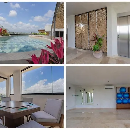 Tropical Penthouse 2br And Jacuzzi Tulum