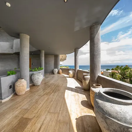 Apartment Oceanfront 4br Duplex In Maiim Tankah With Pool , & Gym Tulum