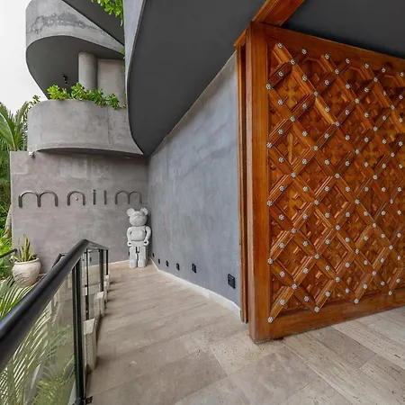 Apartment Oceanfront 4br Duplex In Maiim Tankah With Pool , & Gym Tulum