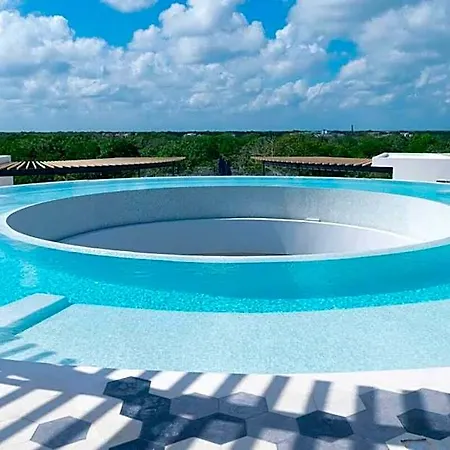 Panoramic 1-br Studio,garden, 360º Pool & Gym * Tulum