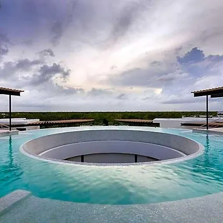 Panoramic 1-br Studio,garden, 360º Pool & Gym Holiday home