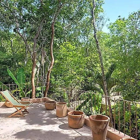 Holiday home Boho 3br Organic Design Gated & Rooftop Tulum