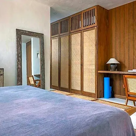 Boho 3br Organic Design Gated & Rooftop * Tulum
