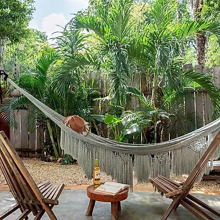 2 Tropical Bohemian Villas-2 Priv Pool-bbq 3a-3b * Tulum