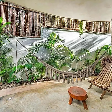 2 Tropical Bohemian Villas-2 Priv Pool-bbq 3a-3b * Tulum