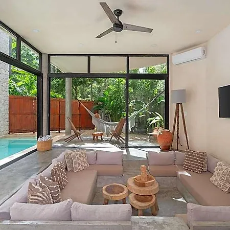 2 Tropical Bohemian Villas-2 Priv Pool-bbq 3a-3b Villa *