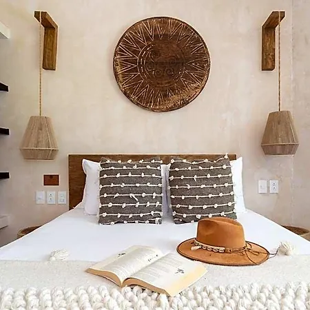 2 Tropical Bohemian Villas-2 Priv Pool-bbq 3a-3b Villa Tulum