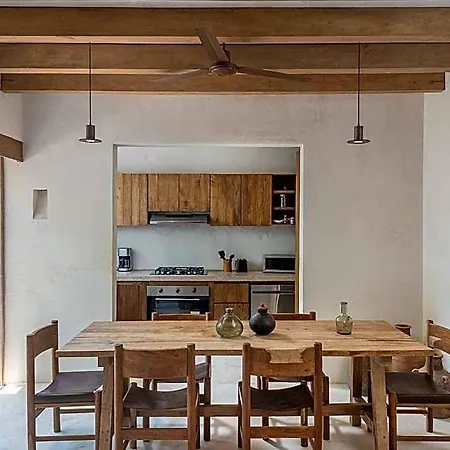 Boho Organic 3br Villa, Gated Community, Rooftop 4* Tulum