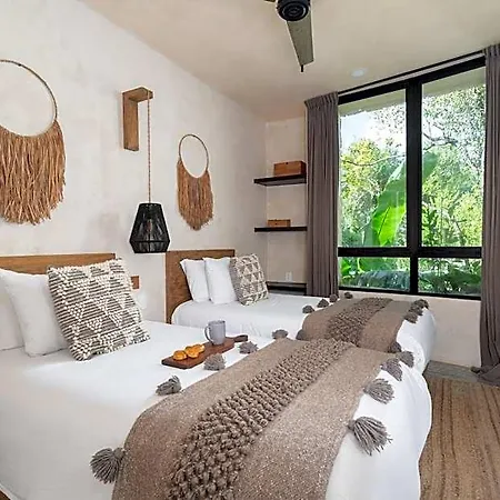 Villa Auralis Boho Boho Villa-priv Pool-concierge-bbq 3b Tulum