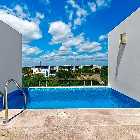 Apartment Serenity In The Sky - With Rooftop And Plunge Pool Tulum