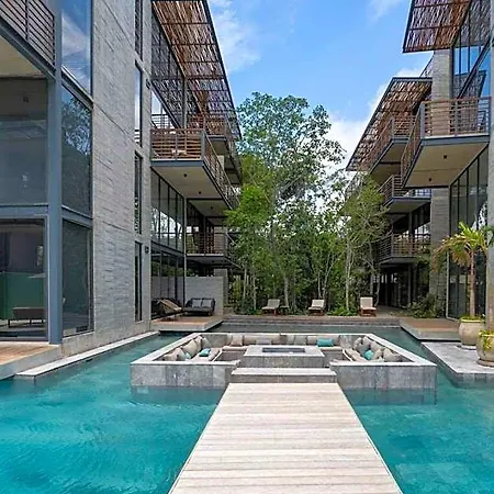 Ideal Location With Cenote Pools Gym Restaurant Tulum