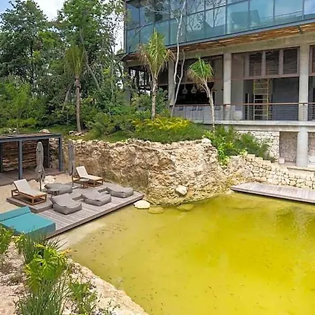 Ideal Location With Cenote Pools Gym Restaurant * Tulum