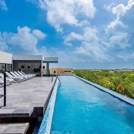 Stylish Sexy 1 Bd W/ Private Pool & Rooftop Pool Apartment Tulum