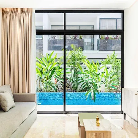 Apartment Stylish Sexy 1 Bd W/ Private Pool & Rooftop Pool