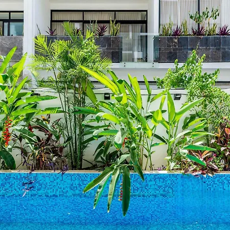 Stylish Sexy 1 Bd W/ Private Pool & Rooftop Pool Apartment