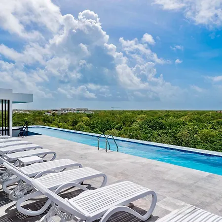 Apartment Stylish Sexy 1 Bd W/ Private Pool & Rooftop Pool Tulum