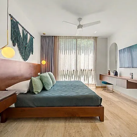 Lux 1br With Rooftop Pool, Spa, Gym, Kids Playroom * Tulum