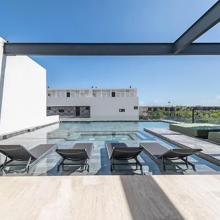 Lux 1br With Rooftop Pool, Spa, Gym, Kids Playroom Tulum
