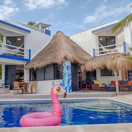Villa Oceanfront Pool 3 King Beds Tulum